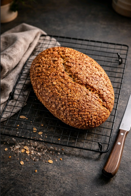 Glutenfreie Backmischung für Brot im Airfryer – in 25 Minuten fertig